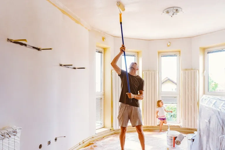 How to Paint a Popcorn Ceiling Step by Step